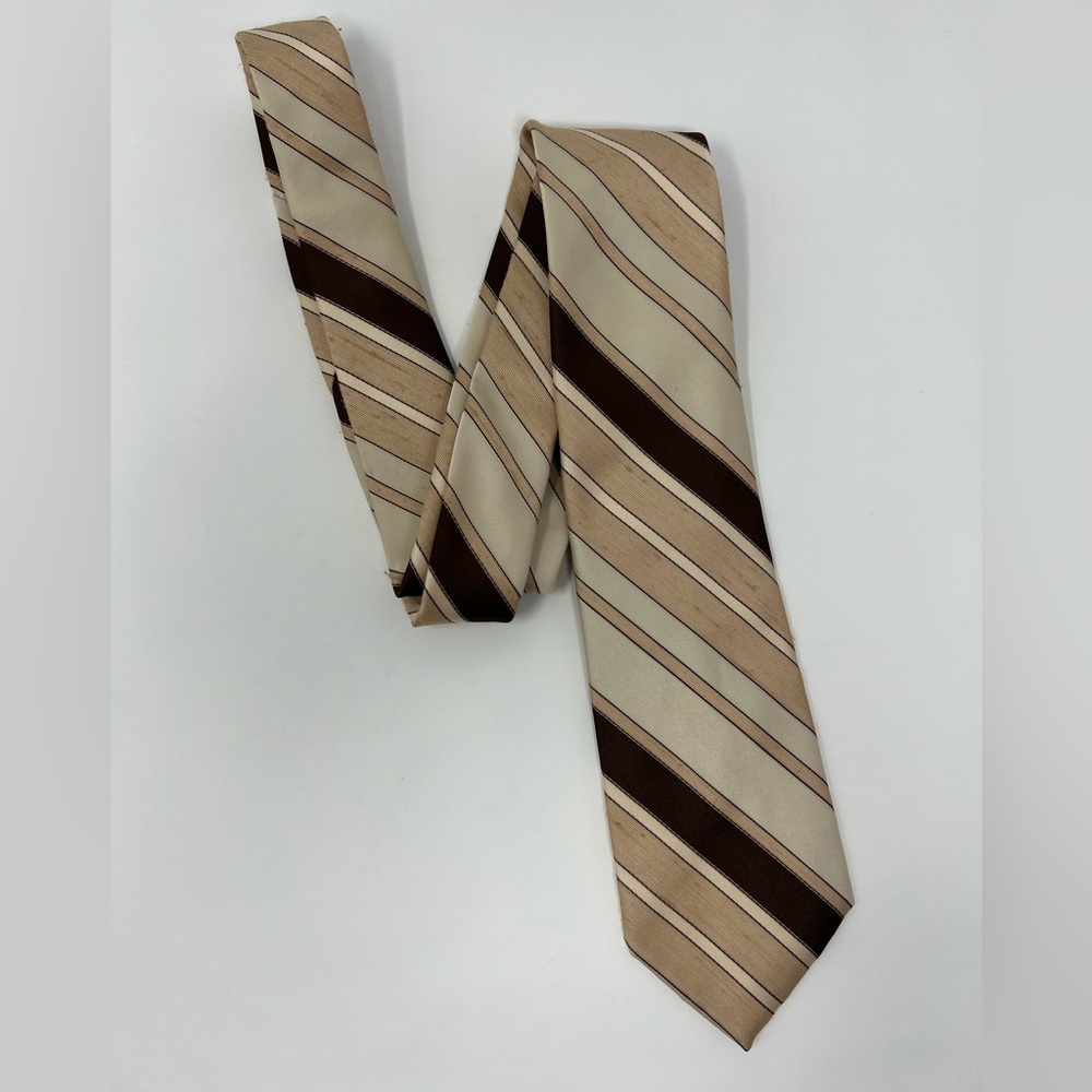Vintage Neck Tie, Sibley's of Rochester NY, stripe, hipster, retro, polyester